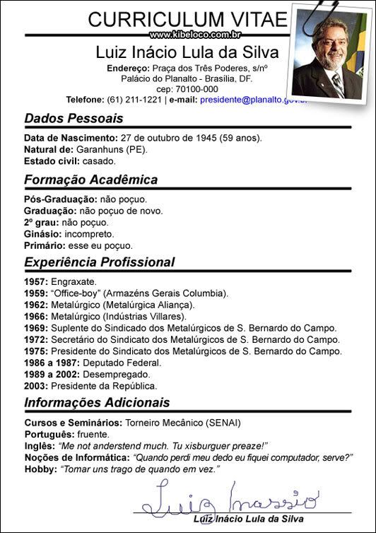 de curriculum vitae. Modelos de Curriculum Vitae