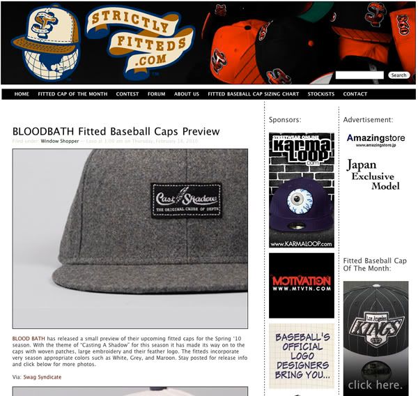 Cast Shadow Strictly Fitteds Cast Shadow Strictly Fitteds