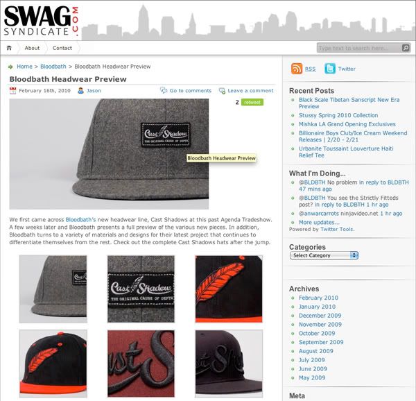 Cast Shadow - Swag Syndicate - Bloodbath Cast Shadow - Swag Syndicate - Bloodbath