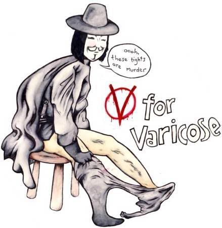 V for varicose