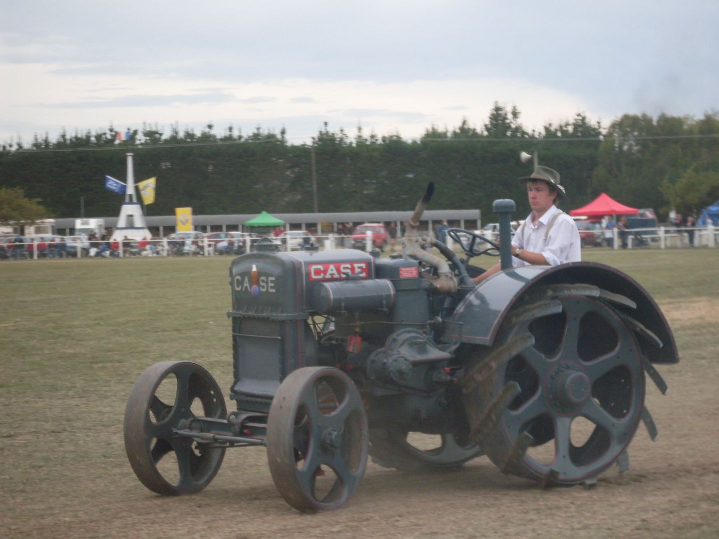 Case Tractors at Ellesmere Vintage Rally & Country Fair, Canterbury