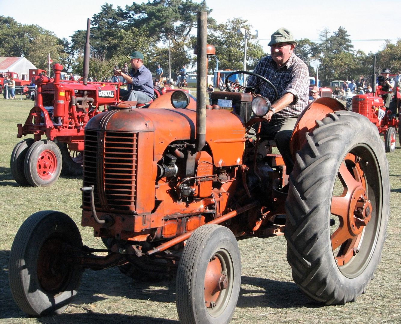 Case Tractors at Ellesmere Vintage Rally & Country Fair, Canterbury