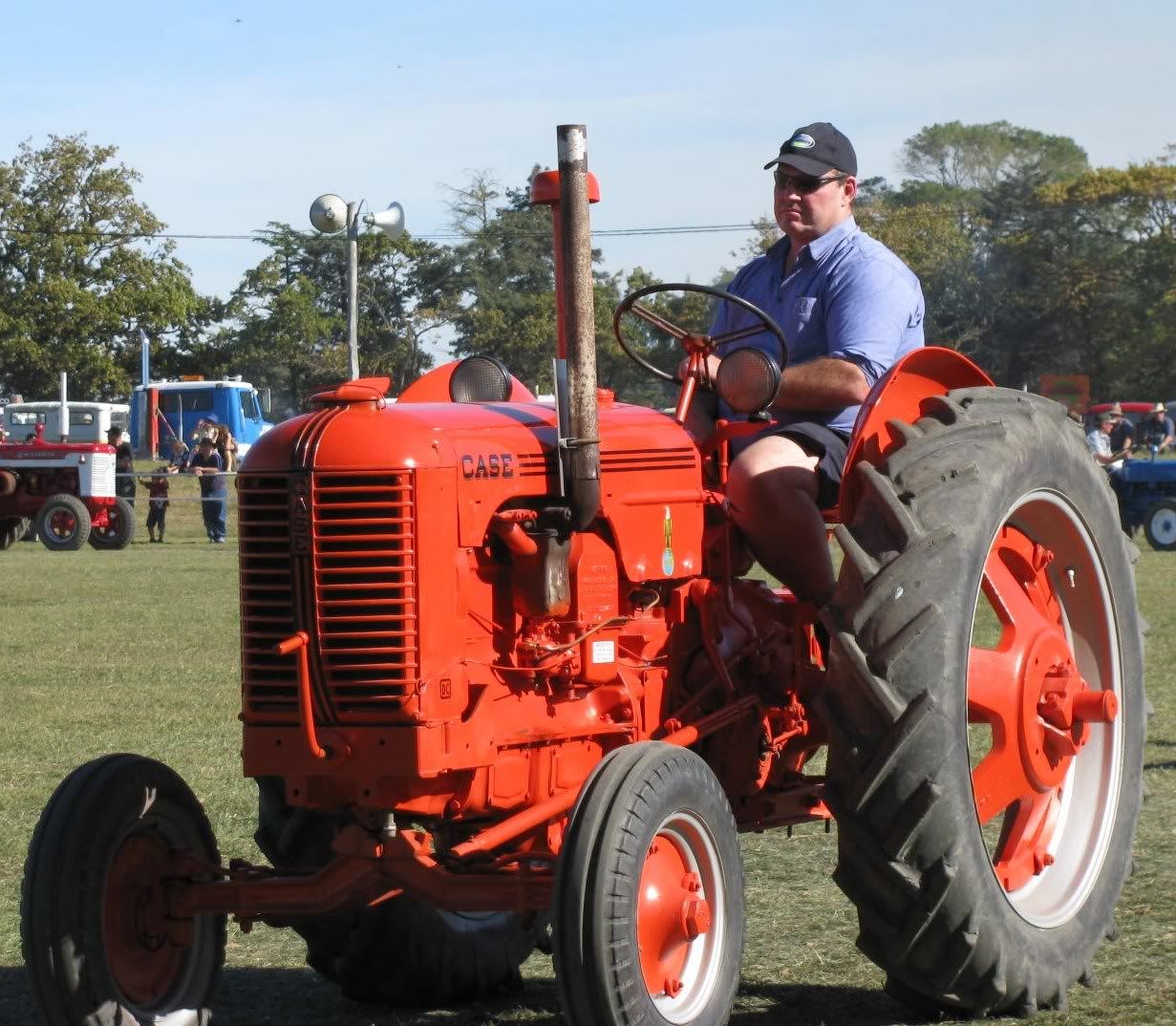 Case Tractors at Ellesmere Vintage Rally & Country Fair, Canterbury
