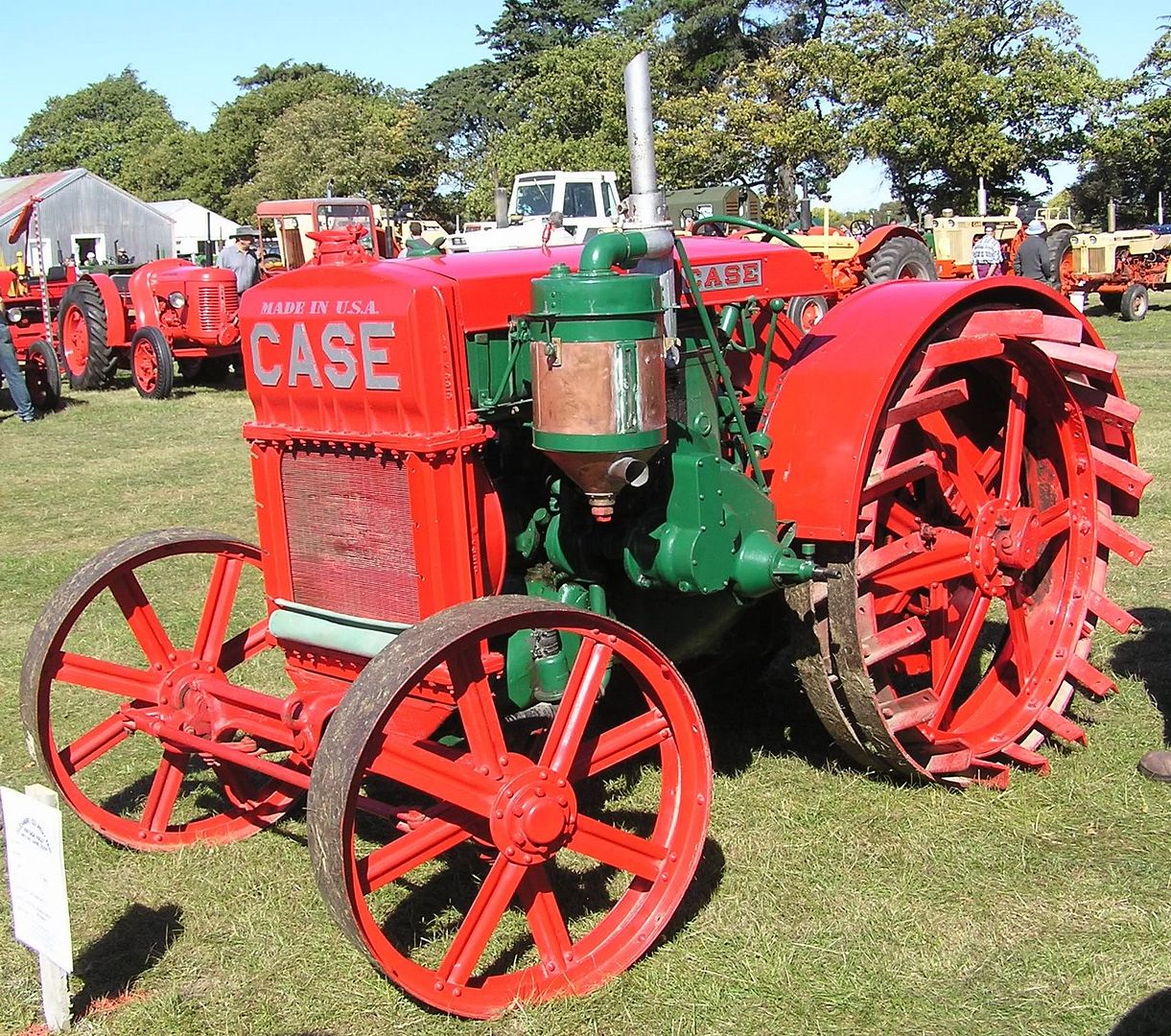 Case Tractors at Ellesmere Vintage Rally & Country Fair, Canterbury
