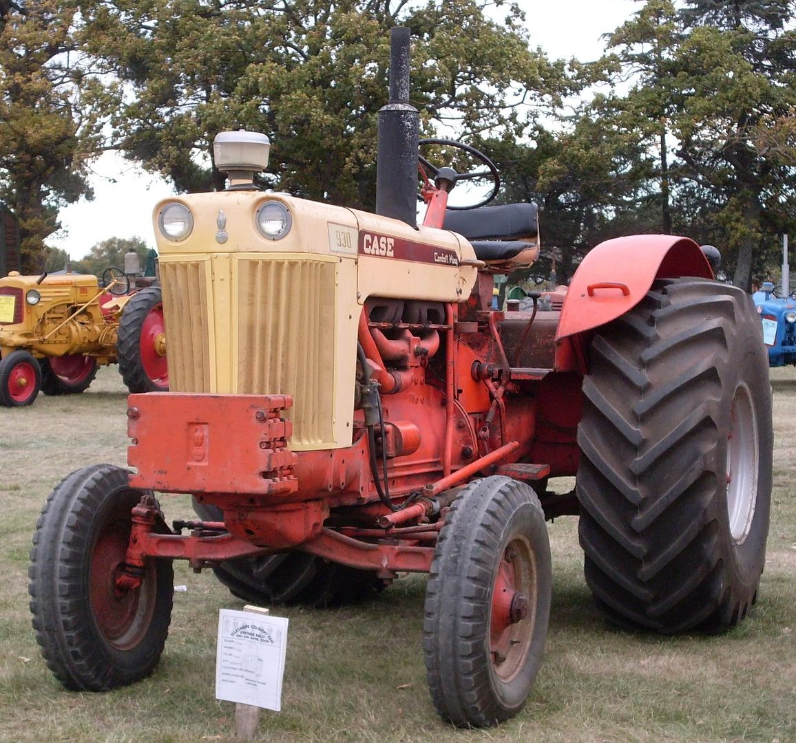 Case Tractors at Ellesmere Vintage Rally & Country Fair, Canterbury