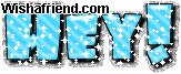 Hey glitter graphic