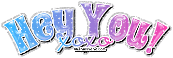 Hey glitter graphic