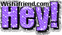 Hey glitter graphic