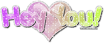 Hey glitter graphic