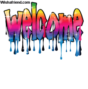 Welcome Glitter Graphics