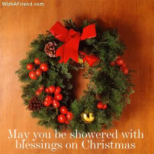 May You Be Showered With Blessings On Christmas picture