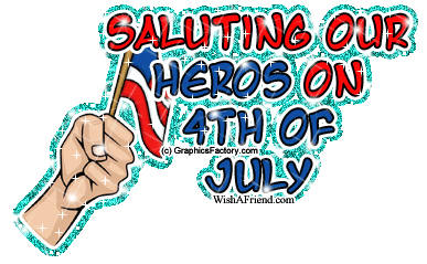 Saluting Our Heros 4th Of July picture