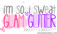 I Sweat Glam Glitter picture