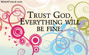 Trust god picture