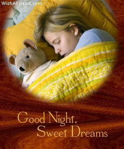 Good Night. Sweet Dreams