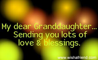 Sending Love To My Granddaughter