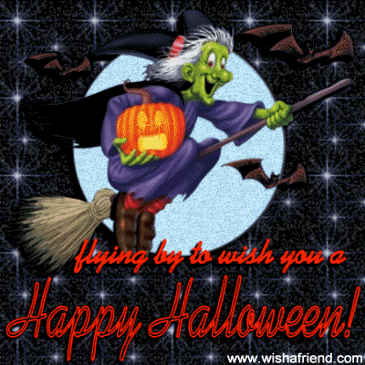 Flying By To Wish You A Happy Halloween