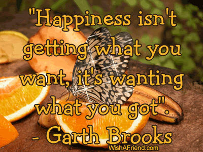 Happiness Isn't Getting What You Want