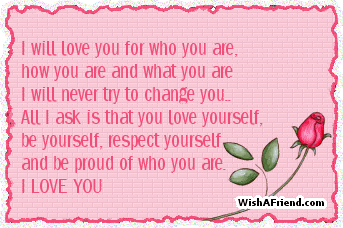 Respect Yourself And Be Proud Who You Are