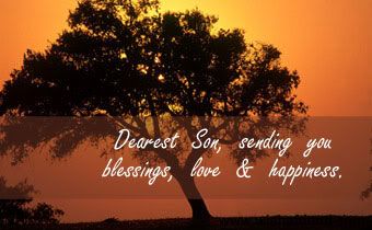 Sending Blessings To Son