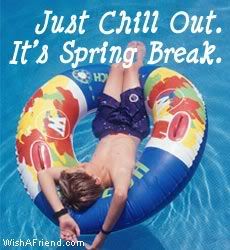 Just Chill Out. It's Spring Break. picture