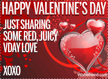 Red Juicy Vday Love