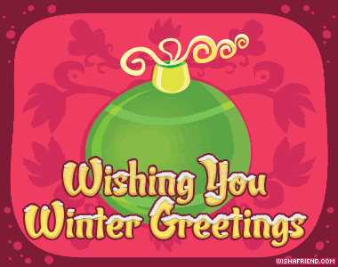 Wishing You Winter Greetings picture