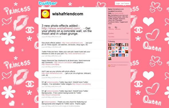 Princess Twitter Backgrounds