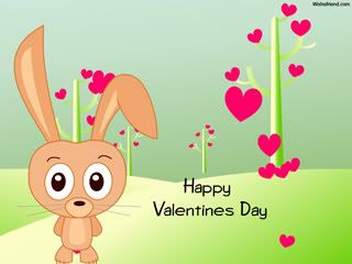 Cute Valentines  Wallpaper on Cute Bunny Wallpaper   Valentine S Day Wallpapers