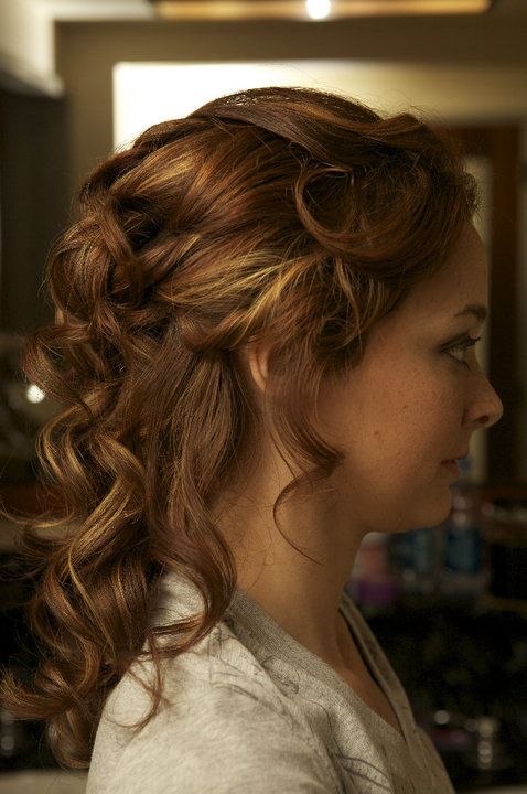  for my wedding when I said I want it curly half up and half down