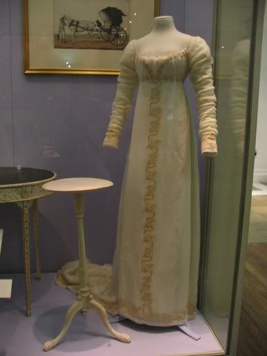 regency dress statue