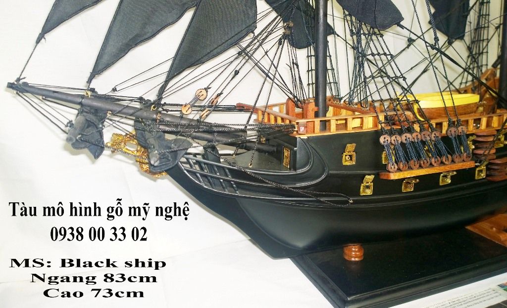 Bán tàu mô hình bằng gỗ mỹ nghệ - 3