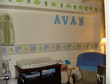 Avan's Name and wall