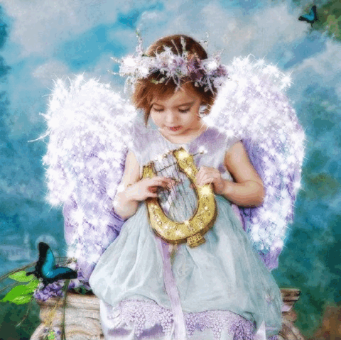 Baby Girl Angel Made By Carol, Thank you Carol For All your beautiful creations my friend.
