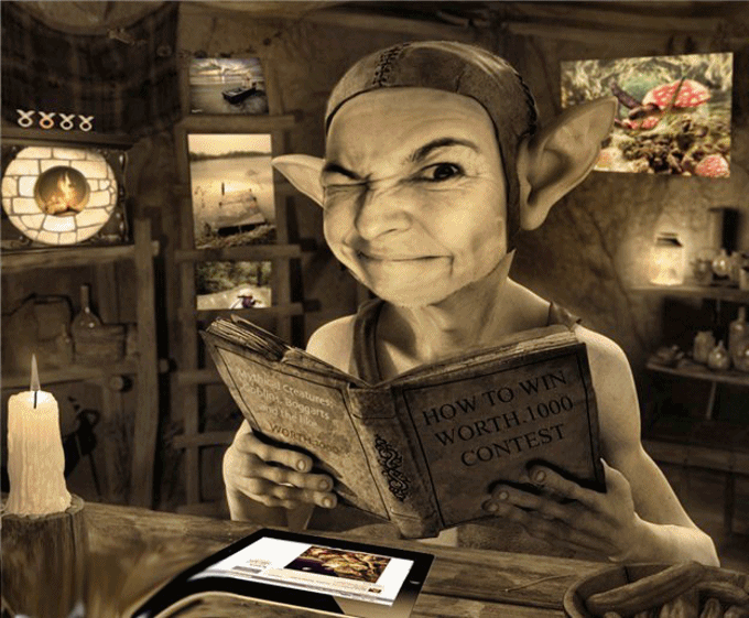book animations photo: Elf Reading Book Animated By Heather ElfReadingBookAnimatedByHeatherGill.gif