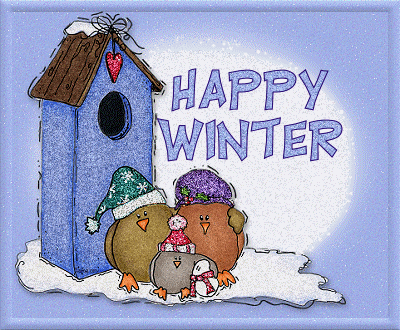 Happy Winter Birds Pictures, Images and Photos