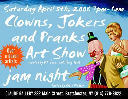 Clowns, Jokers and Pranks Art Show