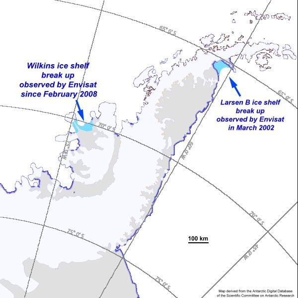 Antarctica Peninsula Map