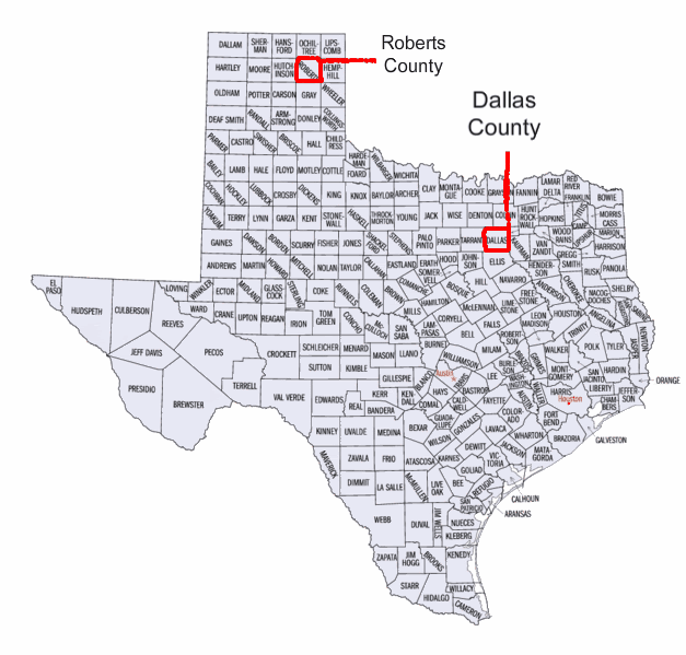 Texas Counties edited