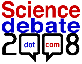 Sciencedebate2008 logo