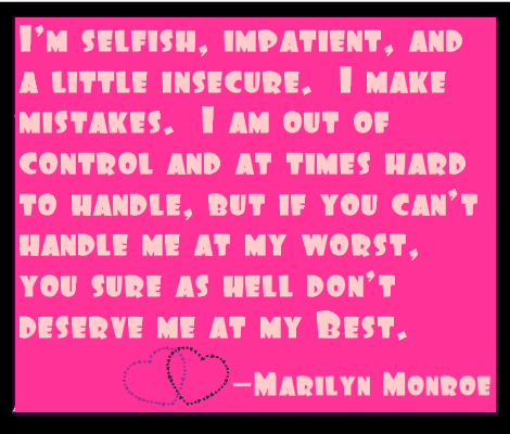 love quotes marilyn monroe. Marilyn Monroe Quote III