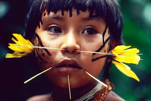 Yanomami girl Pictures, Images and Photos