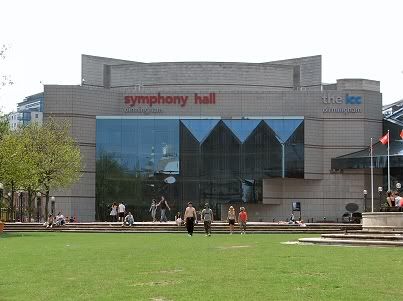 Bingley Hall Birmingham. Symphony Hall is siuated