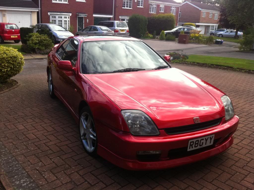 Candy apple red honda prelude #6