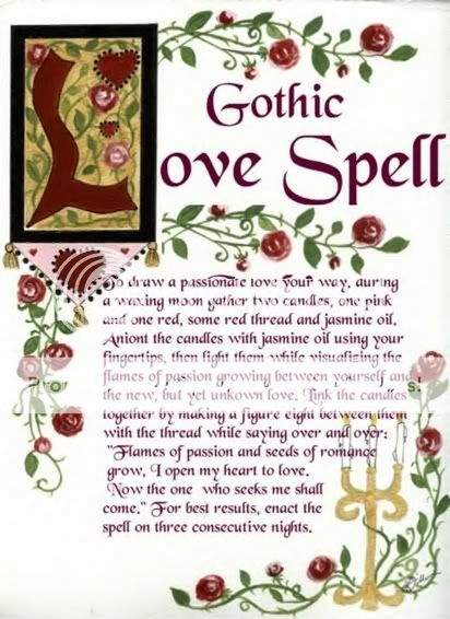 gothic love spell