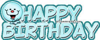 Happy Birthday glitter graphic