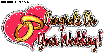 Wedding glitter graphic