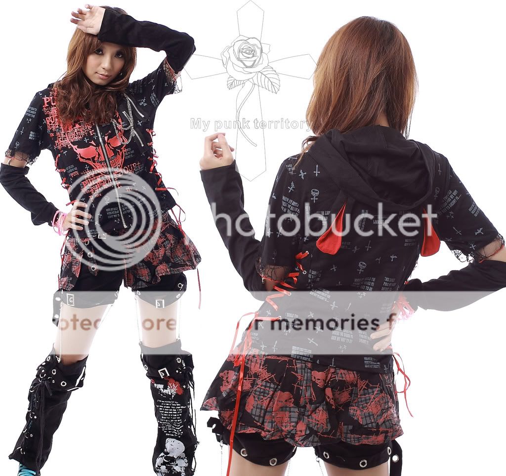 Cyber Punk Bunny INK Gothic Lolita Visual Kei Jacket  