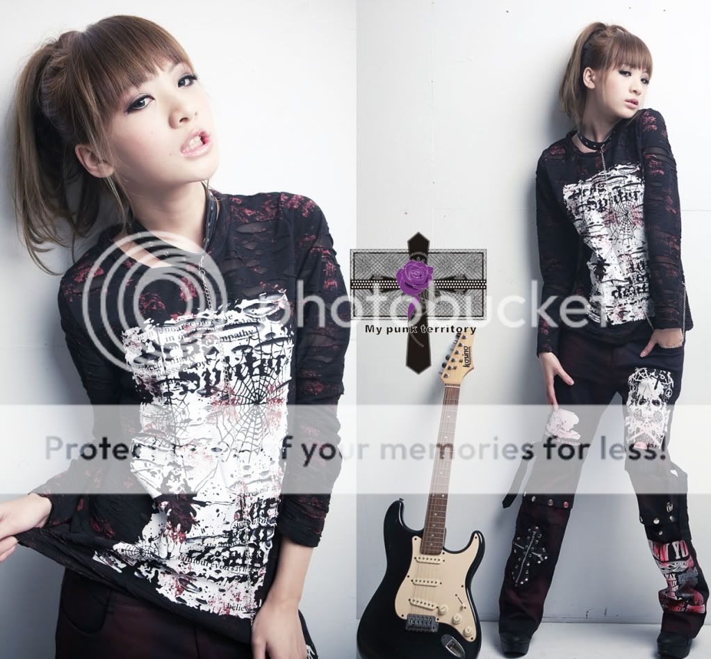 Exclusive Jrock Smash Hell Bloody Visual Kei Choker Top  