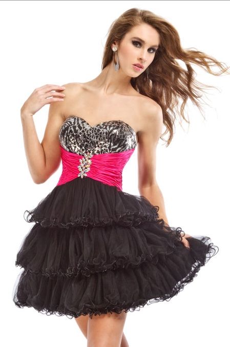 Party Time Short Prom Dress 66861 photo IRPartyTime66861.jpg